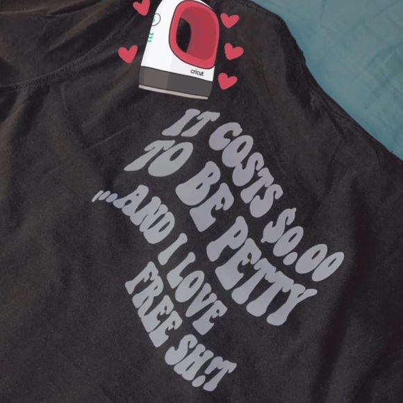 Tops - It cost $0 to be petty (jean tee)